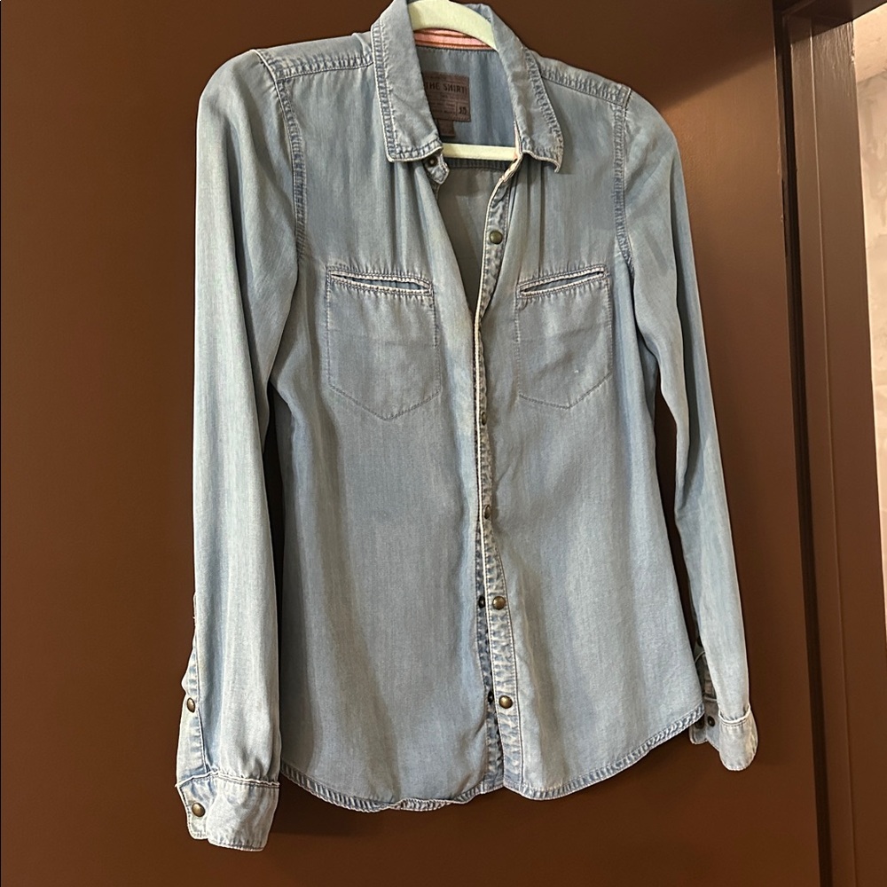 Joe's Jeans Classic Blue Denim Shirt
